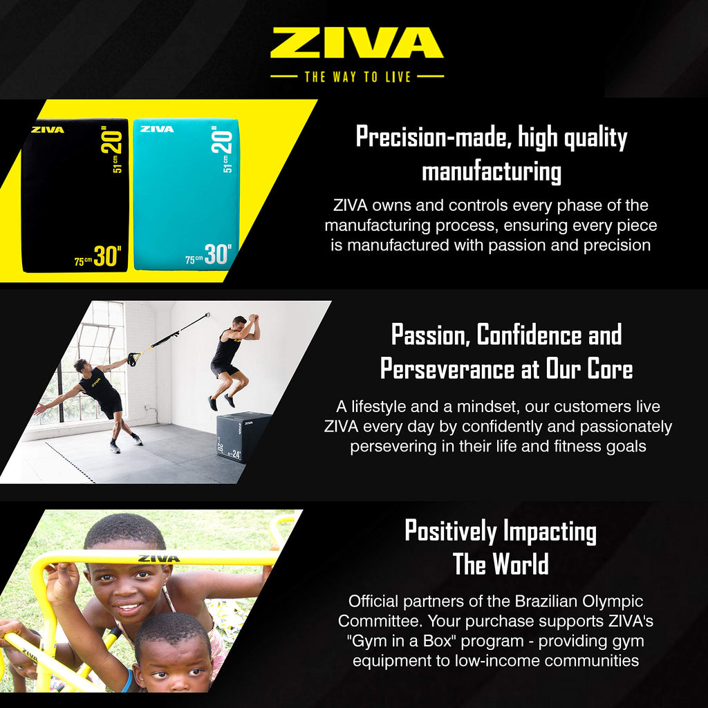 3-in-1 Plyo Box with Non-Slip PVC Cover 20x24x30" Z9560