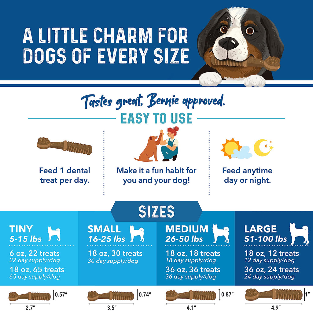 Dog Dental Chews, 24 Ct Q9007
