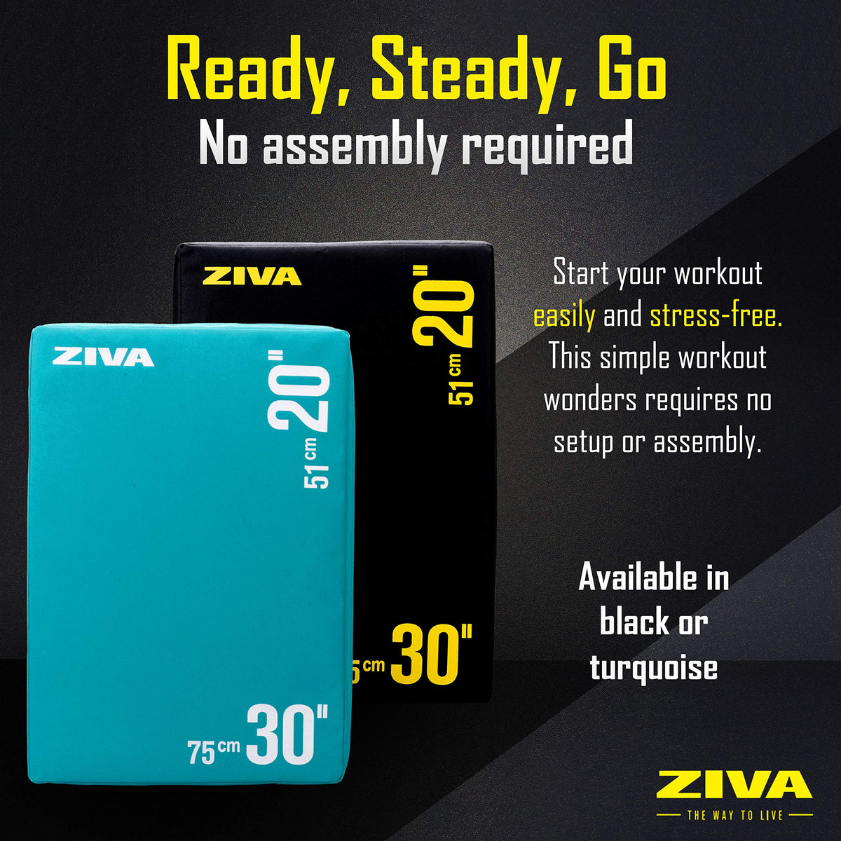 3-in-1 Plyo Box with Non-Slip PVC Cover 20x24x30" Z9560